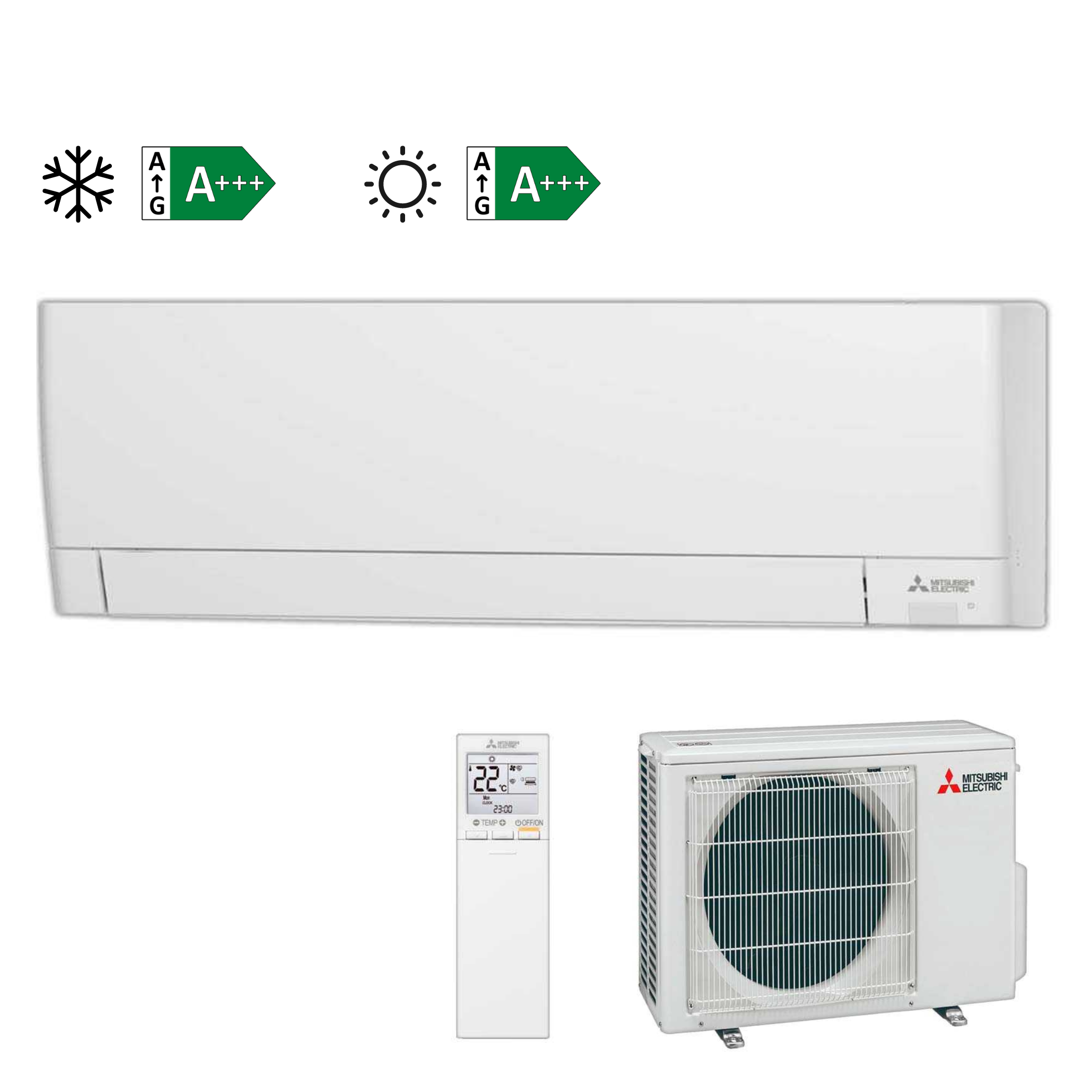 AIRE ACONDICIONADO SPLIT MITSUBISHI MSZAY35VGK, 3010F - A+++/A+++